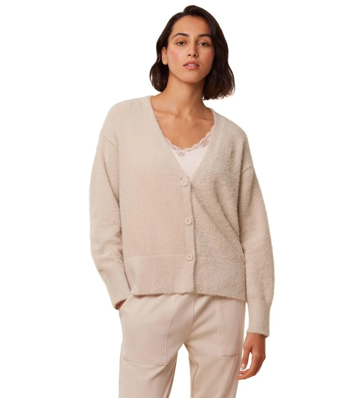 Triumph Women's Smart Thermal Cardigan X Pyjama Top, Naturel (076), M