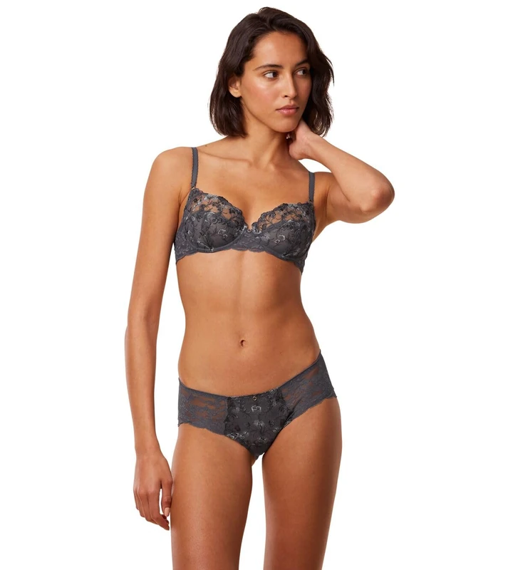 Triumph Women's Sensual Spotlight W Bra, Pebble Grey, 40E