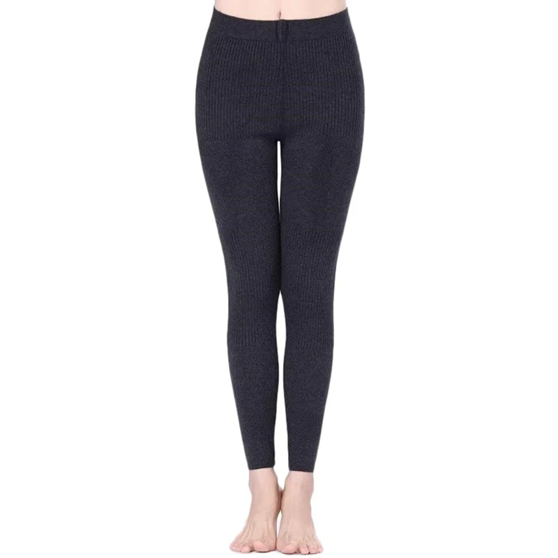 HNVAVQ 100% Cashmere Women's Thermal Pants - Warm Base Layer Leggings
