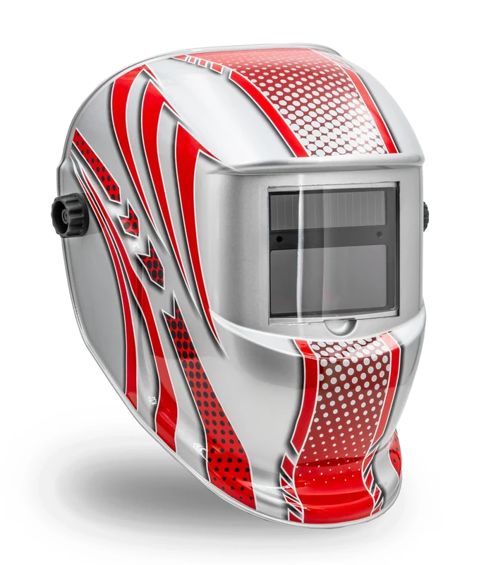 GYS - 079755 - GYS Red Venus 3/9-13 True Color Welding Helmet - Welding Helmet with True Color Technology, red, Fully Automatic, Headband provided.