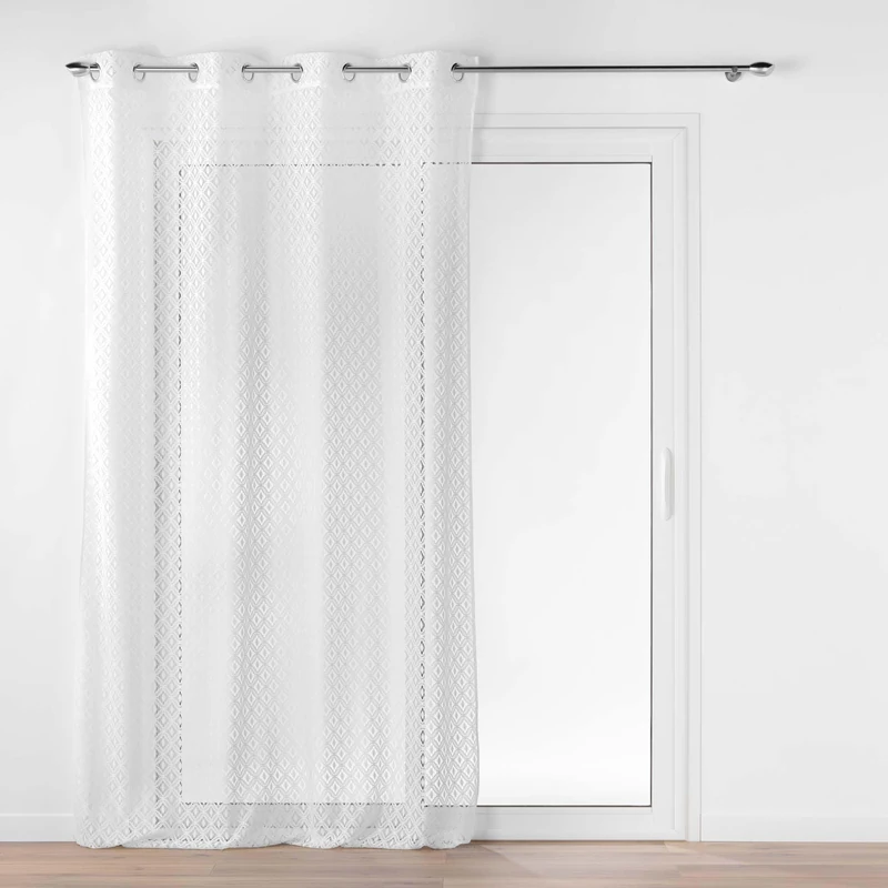 Douceur d'Intérieur, Odilia Net Curtain with Eyelets (140 x 240 cm) Mesh