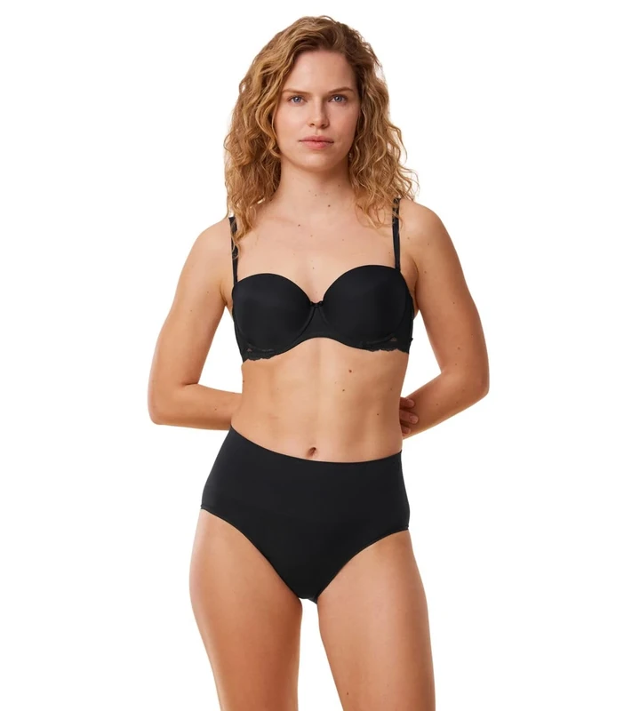 Triumph Womens Soft Sculpt Bandeau Maxi Underwear, Black, 10 UK