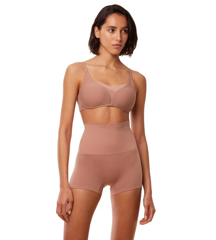 Triumph Women's Soft Sculpt Bandeau Short Underwear, Toasted Almond,