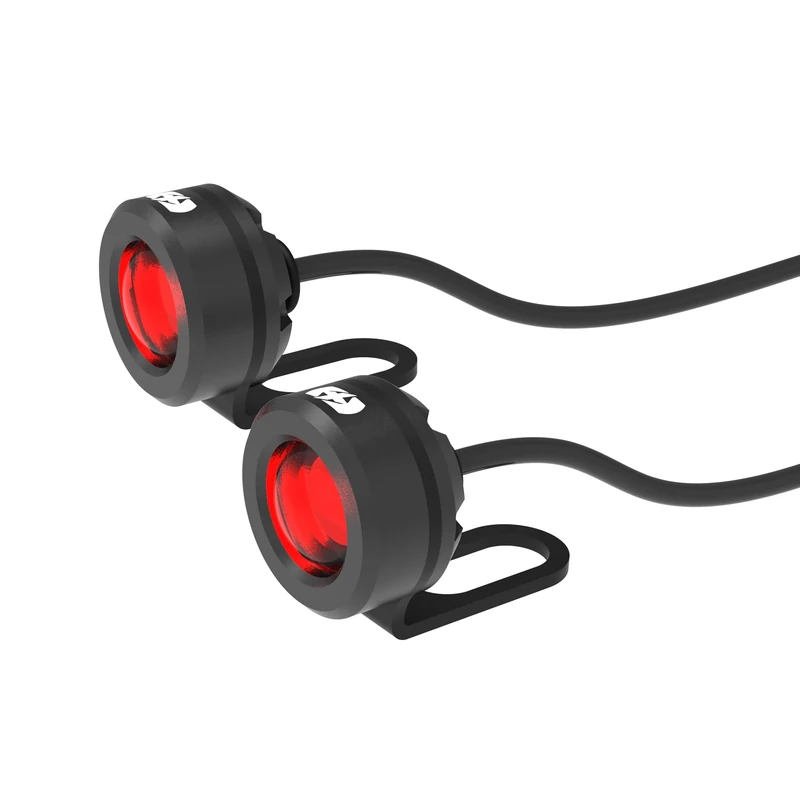 Oxford Run Light Rear (Pair) Bike Lighting Ancillary Tail lights, Black