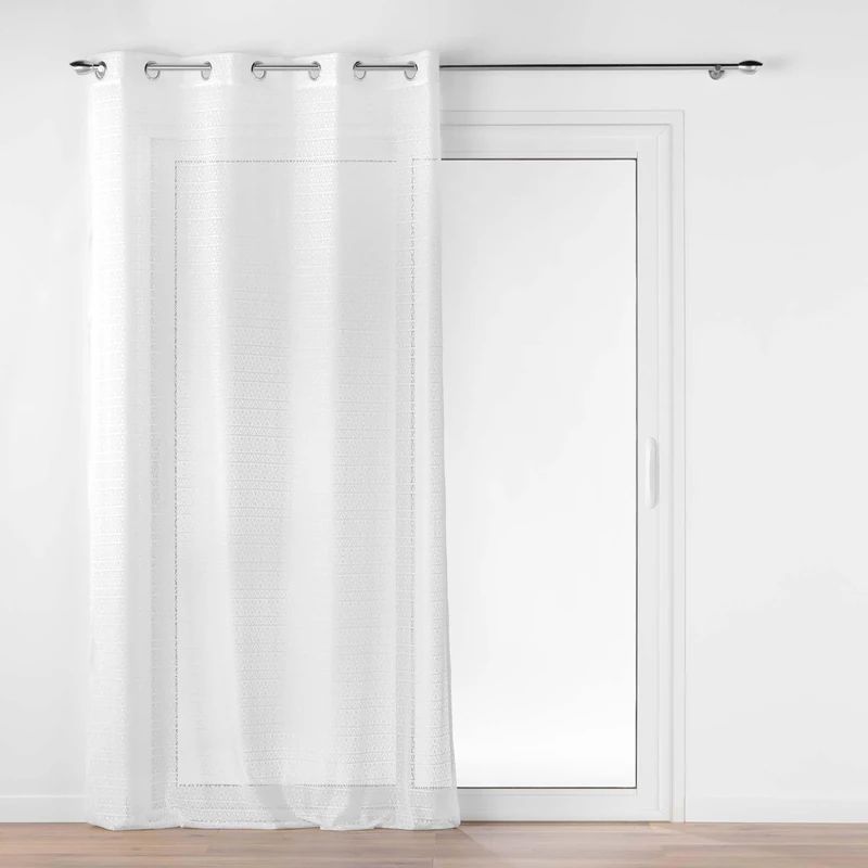Douceur d'Intérieur Interior Softness, Net Curtain with Eyelets (140 x 240 cm) Naomie, Mesh