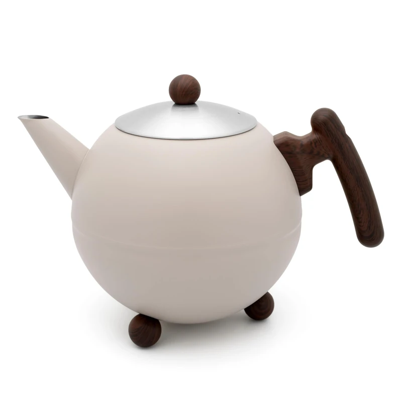 Bredemeijer - Duet Bella Ronde Teapot 1.2 L Beige Brown