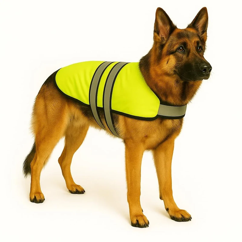 Flamingo WINTER COAT EISBÄR FLUO YELLOW 70CM