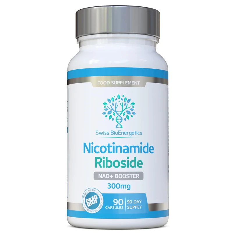 Nicotinamide Riboside 300mg, 90 Capsules - Ultra High Purity NR to Boost NAD+ Levels & Assist Anti-ageing – No Artificial fillers - Made in The UK - Suitable for Vegans