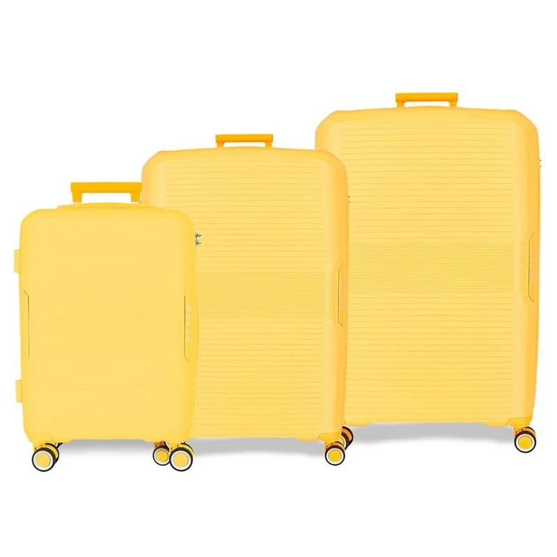 MOVOM Inari Luggage Set, One Size, Lemon Tree, One Size, Suitcase Set