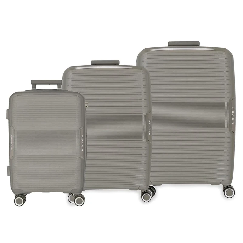 MOVOM Inari Luggage Set, One Size, Grey, One Size, Suitcase Set