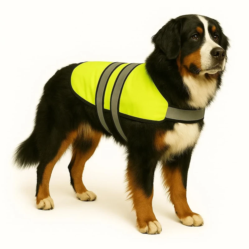 Flamingo WINTER COAT EISBÄR FLUO YELLOW 75CM