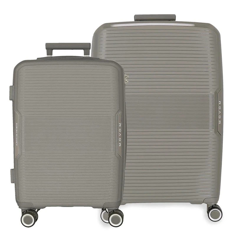 MOVOM Inari Luggage Set, One Size, Grey, One Size, Suitcase Set