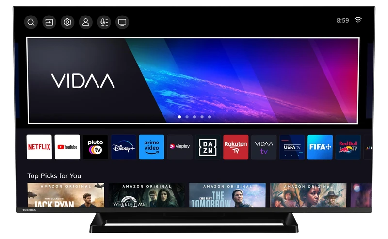 Toshiba 43LV3E63DAZ (108 cm (43 Zoll), schwarz, FullHD, Triple Tuner, SmartTV, VIDAA)