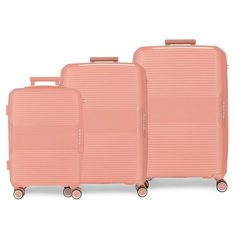MOVOM Inari Luggage Set, One Size, Pink, One Size, Suitcase Set