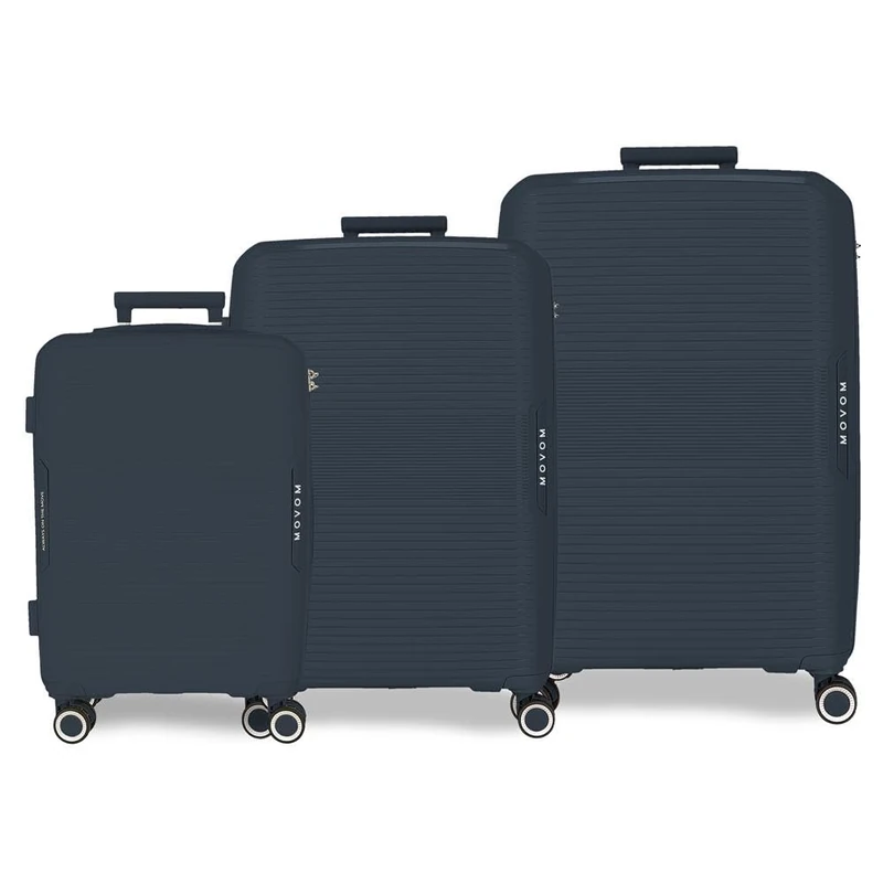 Movom Inari Luggage Set, One Size, Blue, One Size, Suitcase Set