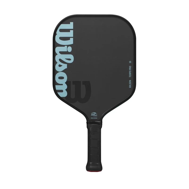 Wilson Tempo Pro 16 pickleball padel racket, Wide pickleball racket for advanced players, Carbon fibre, For men and women