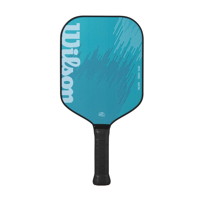 Wilson Fierce Team 13 pickleball padel racket, All-round pickleball racket for beginners and advanced players, fibreglass, For men and women, Blue