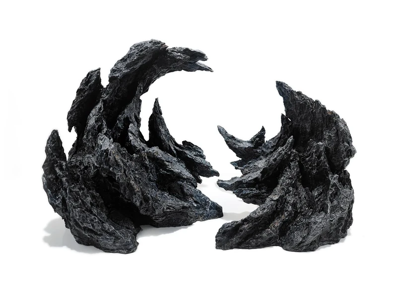 Allcolor Fish Tank Decor Rocks.Aquarium Decoration Model.Easy Superior Aquascape (Perched Canyon-15inch)