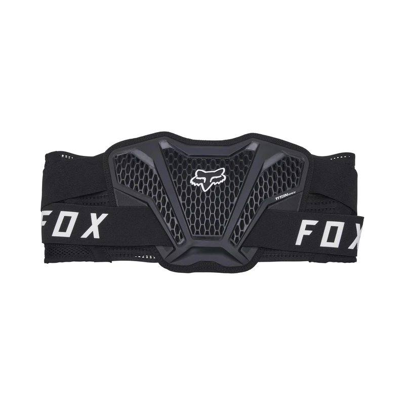 Fox Racing - Titan Race Belt – Motocross Back Support – Compression, Lumbar Support, Adjustable Fit, Guards, Motocross, Black, 2X/3X