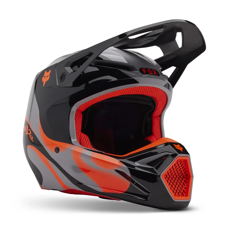FOX V1 EMOTION HELMET STEEL GREY L