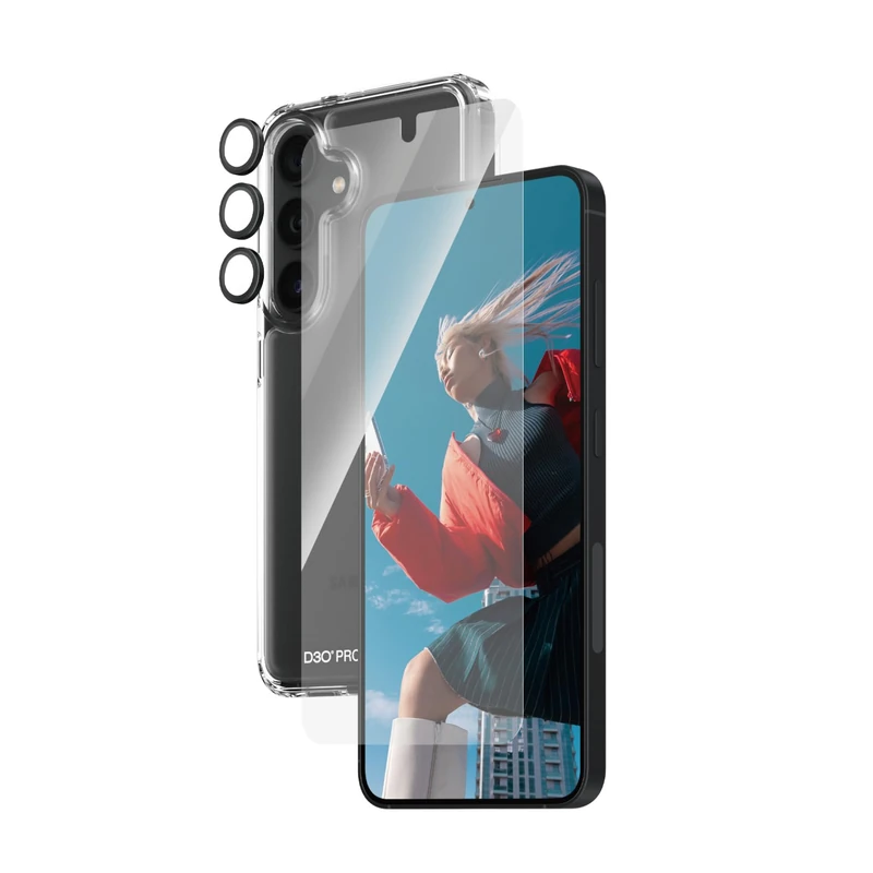Panzerglass 3-in-1 Bundle Glas, Case, Cam Protection d'écran transparent Samsung 1 pièce(s) - Image 1