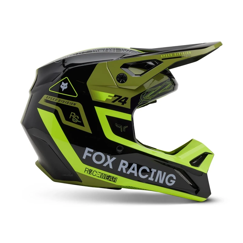 FOX V1 RACE SPEC HELMET PALE GREEN S