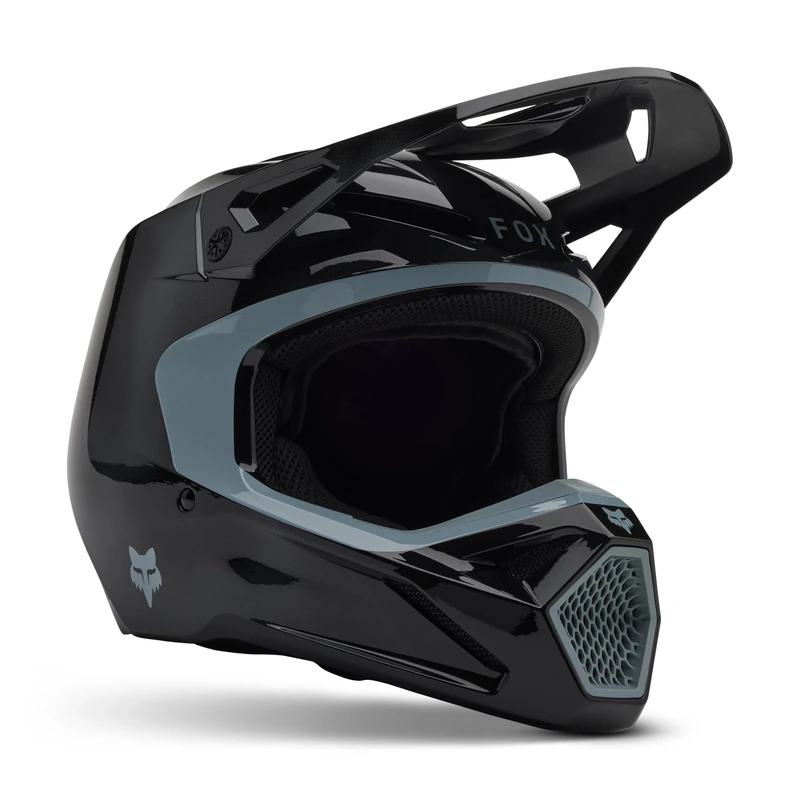 FOX V1 TAUNT BLACK XS HELMET