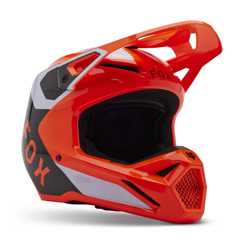 FOX V1 LEAN FLUO ORANGE HELMET S