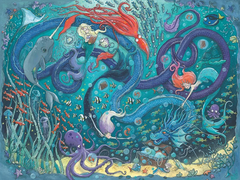 Ravensburger The Mermaids 1500 Piece Jigsaw Puzzle - 12000736