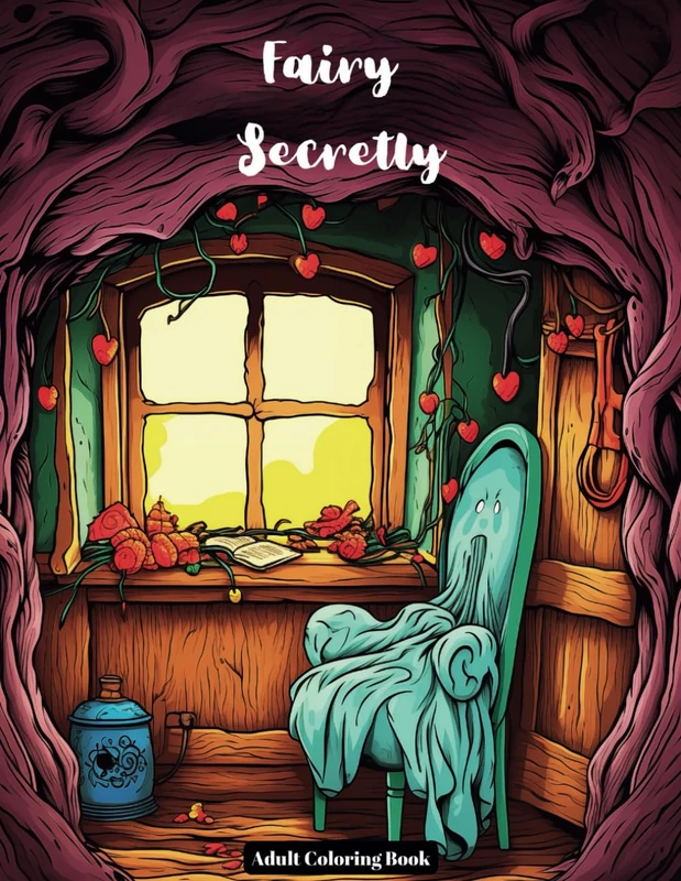 Fairy Secretly Adult Coloring Book: A Jumbo Greyscale Coloring Adventure into Hidden Realms