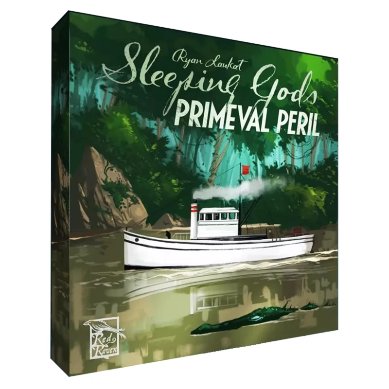 Red Raven | Sleeping Gods: Primeval Peril | Board Game | Ages 13+ | 1-2 Players | 120 Minutes Playing Time
