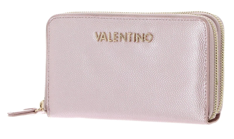 Valentino Women Divina Billfold, Metallic Pink, One Size