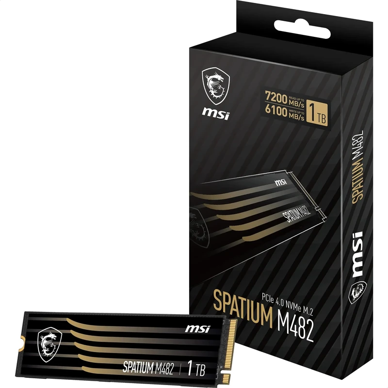 MSI SPATIUM M482 PCIe 4.0 NVMe M.2 1TB - Image 1