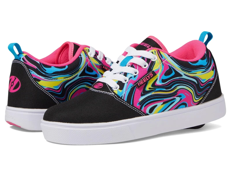 Heelys Girls Pro 20 Prints (He00051062) Sneaker, Black, 5 UK