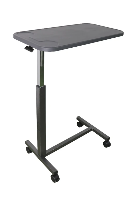 PEPE Mobility Over Bed Table with Wheels (Sturdy Steel Frame), Adjustable Height and Brakes on All 4 Wheels, Hospital Bed Table or Sofa