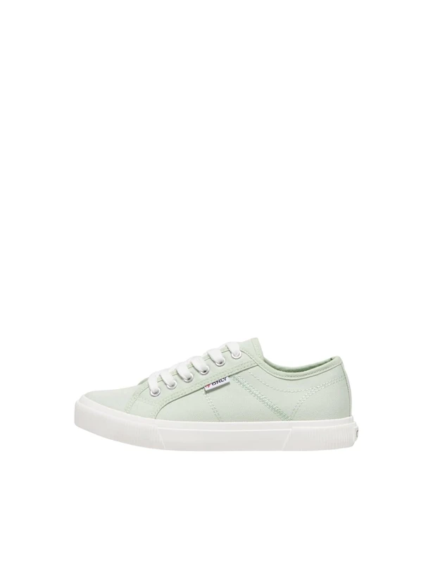 ONLY Noos Women's Onlnicola Canvas Trainers, Granite Green, 4 UK