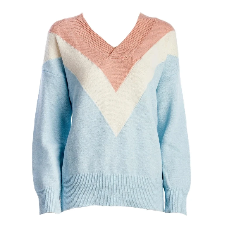 SOHUMAN Women's sohuan Sweater Polo, Colourful, One Size fits All