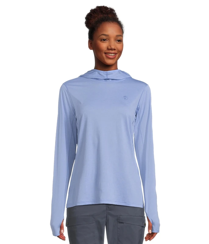 Fjallraven 84108-537 Abisko Sun-hoodie W Sweatshirt Women's Ultramarine Size XS - Image 1
