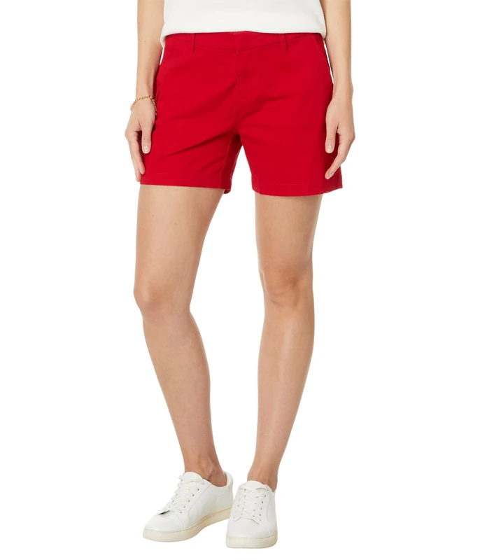 Tommy Hilfiger Women's Hollywood 5 Inch Short, Scarlet, 16