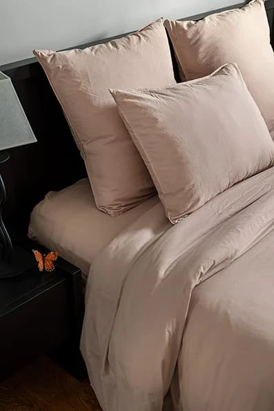 Cap Ferret Washed Cotton Duvet Cover, 240 cm x 260 cm, Pebble - Image 1
