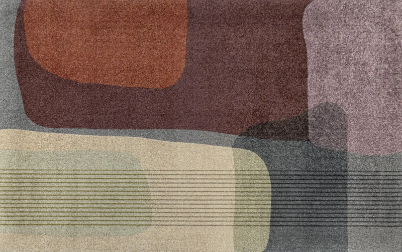 Wash+Dry Arcadia Door Mat, 110 x 175 cm, Interior, Washable, Rimless, Colourful