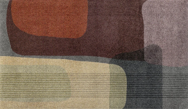 Wash+Dry Arcadia Doormat 70 x 120 cm Indoor and Outdoor Washable Rimless Colourful