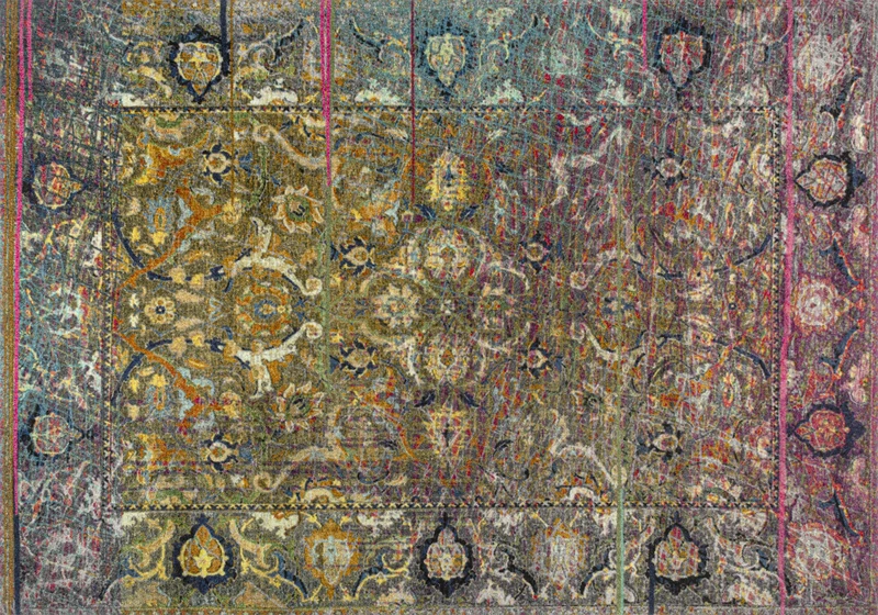 Wash+Dry Mirage Doormat, 140 x 200 cm, Interior, Washable, Rimless, Colourful