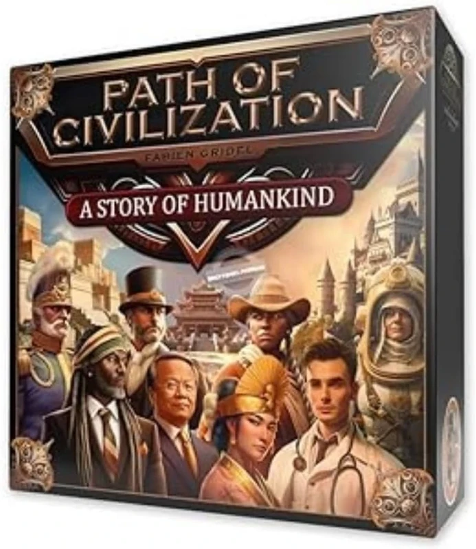 Captain Games | Path of Civilisation | Board Game | Ages 14+ | 1-5 Players | 20 Minutes per player