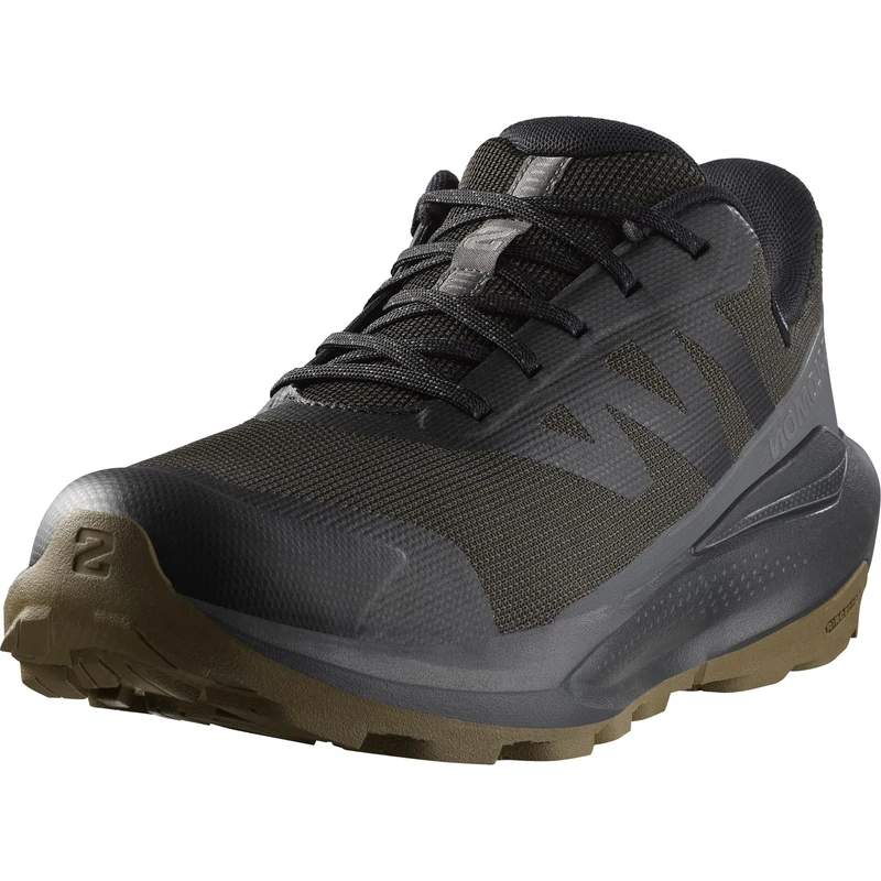Salomon Elixir Tour Waterproof Men's Hiking Shoes, Optimal Comfort, Soft Ride, and Weatherproof, Black, 11