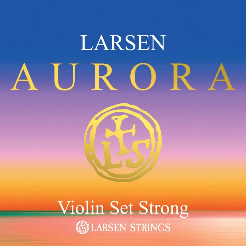 LARSEN STRINGS Aurora violin strings set 4/4 with D Alu Strong - Image 1
