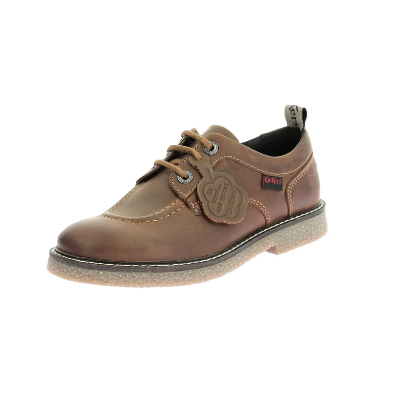 Kickers Kick Levy Women's Oxford Flat, Camel, 3.5 UK