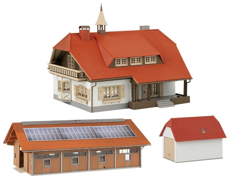 Faller 130583 Farmhouse with Stable and Garage - Track Gauge H0