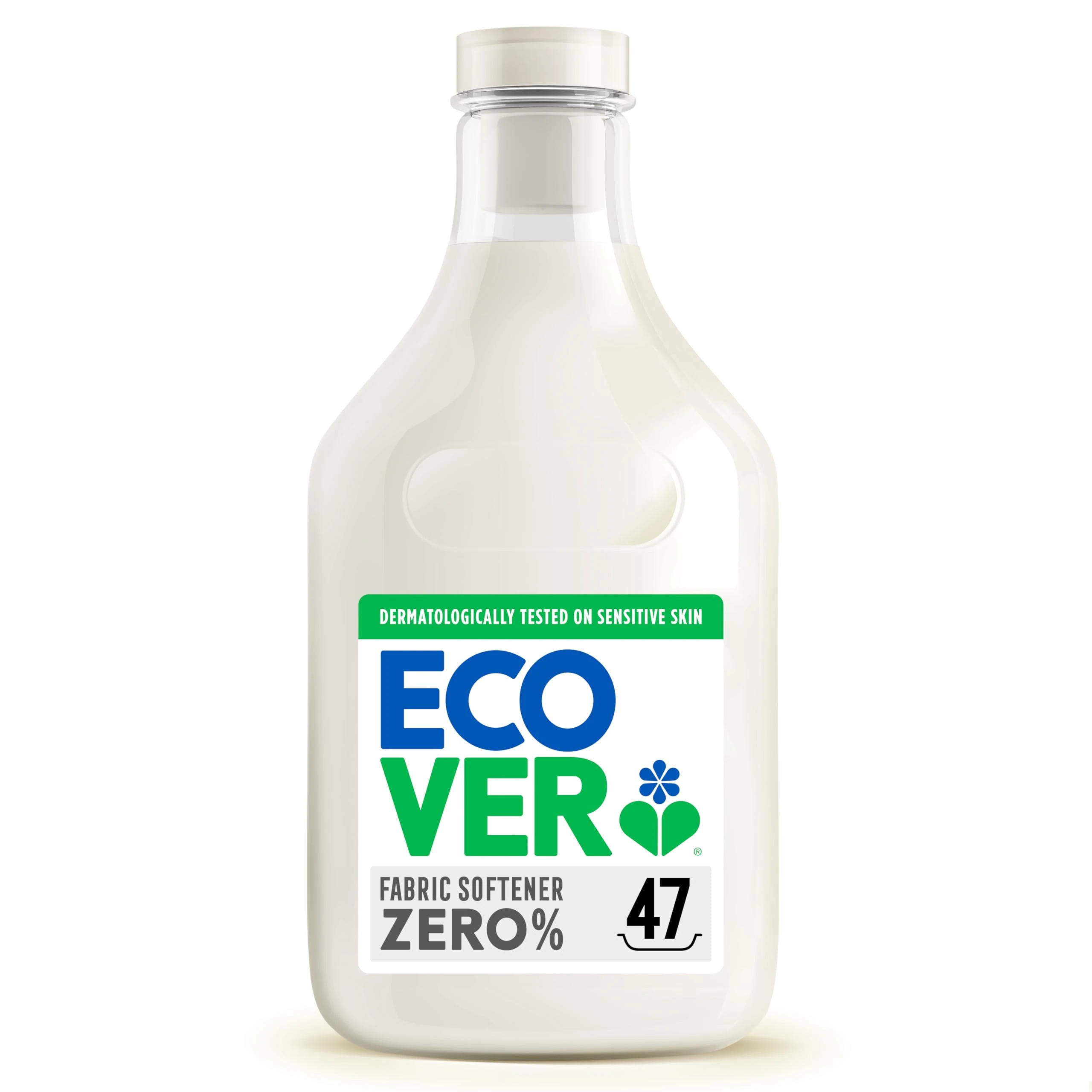 Ecover Zero Fabric Softener, Baby Fabric Conditioner, For Sensitive Skin, Dermatologically Tested, 1 x 47 Washes, 1 x 1.43L