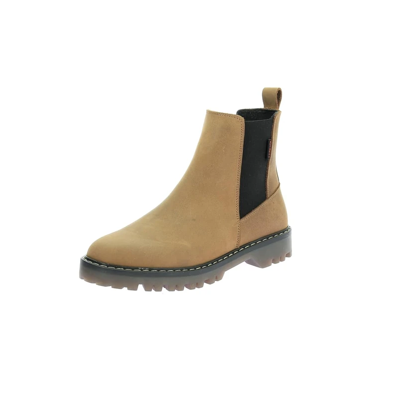KICKERS Women's Kick Deckfit Chelsea Boot, Camel, 5.5 UK